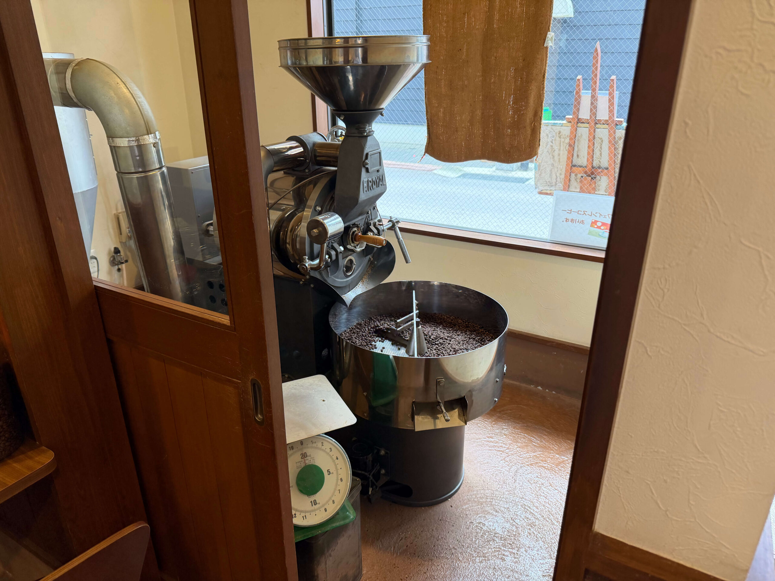 自家焙煎珈琲 高千穂_焙煎機